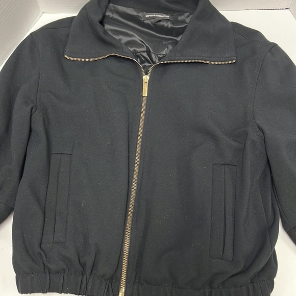 Express lined crop jacket. - Picture 4 of 6